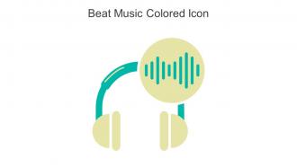 Beat Music Colored Icon In Powerpoint Pptx Png And Editable Eps Format