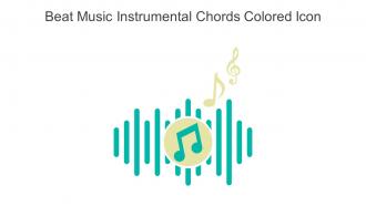 Beat Music Instrumental Chords Colored Icon In Powerpoint Pptx Png And Editable Eps Format