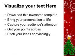 Beautiful christmas merry abstract background powerpoint templates and themes