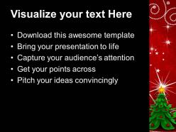 Beautiful christmas merry abstract background powerpoint templates and themes