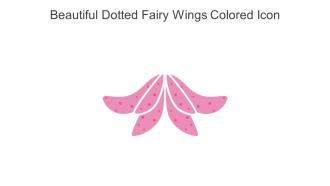 Beautiful Dotted Fairy Wings Colored Icon In Powerpoint Pptx Png And Editable Eps Format