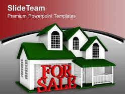 Beautiful house for sale real estate powerpoint templates ppt themes and graphics 0213