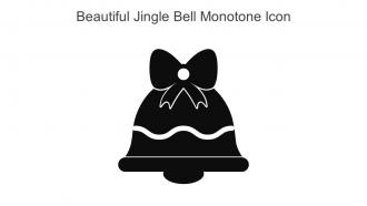 Beautiful Jingle Bell Monotone Icon In Powerpoint Pptx Png And Editable Eps Format