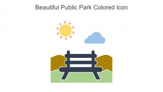 Beautiful Public Park Colored Icon In Powerpoint Pptx Png And Editable Eps Format