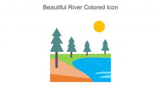 Beautiful River Colored Icon In Powerpoint Pptx Png And Editable Eps Format