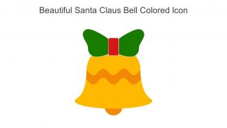 Beautiful Santa Claus Bell Colored Icon In Powerpoint Pptx Png And Editable Eps Format