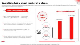 Beauty And Cosmetic Business Cosmetic Industry Global Market At A Glance BP SS