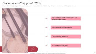 Beauty And Personal Care Company Profile Powerpoint Presentation Slides