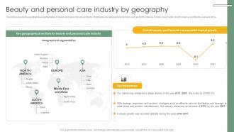 Beauty And Personal Cosmetic And Personal Care Market Trends Analysis IR SS V