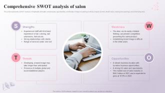 Beauty Salon Business Plan Comprehensive SWOT Analysis Of Salon BP SS