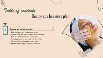 Beauty Spa Business Plan Powerpoint Presentation Slides Impactful Interactive