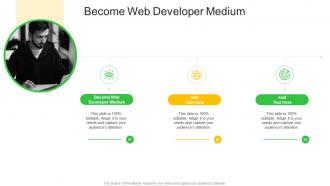 Become Web Developer Medium In Powerpoint And Google Slides Cpb