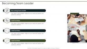 Becoming Team Leader In Powerpoint And Google Slides Cpb