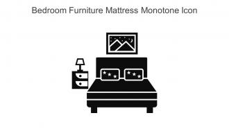 Bedroom Furniture Mattress Monotone Icon In Powerpoint Pptx Png And Editable Eps Format