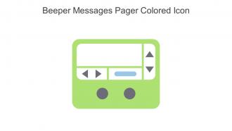 Beeper Messages Pager Colored Icon In Powerpoint Pptx Png And Editable Eps Format