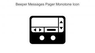 Beeper Messages Pager Monotone Icon In Powerpoint Pptx Png And Editable Eps Format