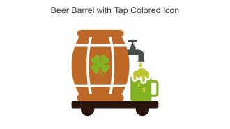 Beer Barrel With Tap Colored Icon In Powerpoint Pptx Png And Editable Eps Format