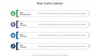 Beer Carbs Calories In Powerpoint And Google Slides Cpb