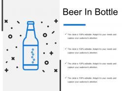 Beer in bottle