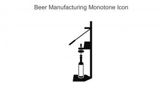 Beer Manufacturing Monotone Icon In Powerpoint Pptx Png And Editable Eps Format