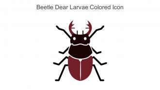 Beetle Dear Larvae Colored Icon In Powerpoint Pptx Png And Editable Eps Format