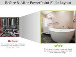 Before and after powerpoint slide layout