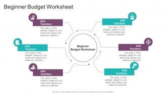 Beginner Budget Worksheet In Powerpoint And Google Slides Cpb