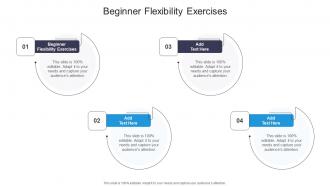Beginner Flexibility Exercises In Powerpoint And Google Slides Cpb