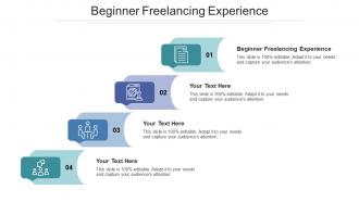 Beginner Freelancing Experience Ppt Powerpoint Presentation Inspiration Structure Cpb