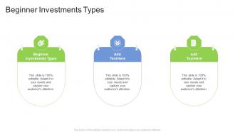 Beginner Investments Types In Powerpoint And Google Slides Cpb