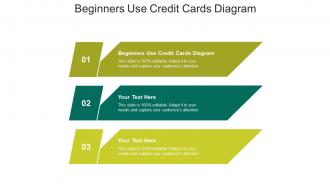 Beginners use credit cards diagram ppt powerpoint presentation file clipart images cpb