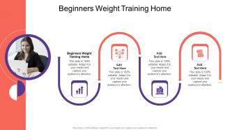 Beginners Weight Training Home In Powerpoint And Google Slides Cpb