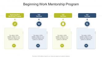 Beginning Work Mentorship Program In Powerpoint And Google Slides Cpb