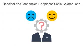 Behavior And Tendencies Happiness Scale Colored Icon In Powerpoint Pptx Png And Editable Eps Format