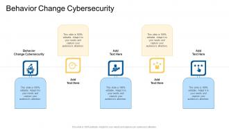 Behavior Change Cybersecurity In Powerpoint And Google Slides Cpb