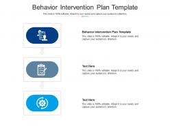 Behavior intervention plan template ppt powerpoint presentation outlinet cpb