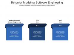 Behavior modeling software engineering ppt powerpoint presentation gallery graphics pictures cpb