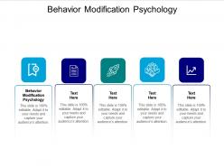 Behavior modification psychology ppt powerpoint presentation icon summary cpb