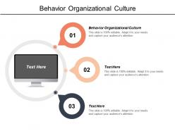 Behavior organizational culture ppt powerpoint presentation file format ideas cpb