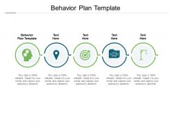 Behavior plan template ppt powerpoint presentation inspiration infographics cpb
