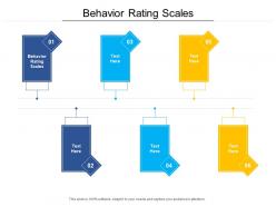 Behavior rating scales ppt powerpoint presentation gallery slide cpb
