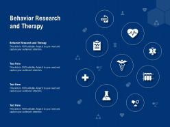 Behavior research and therapy ppt powerpoint presentation infographic template ideas
