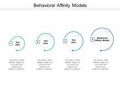 Behavioral affinity models ppt powerpoint presentation styles structure cpb