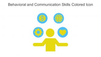 Behavioral And Communication Skills Colored Icon In Powerpoint Pptx Png And Editable Eps Format