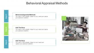Behavioral Appraisal Methods In Powerpoint And Google Slides Cpb