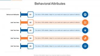 Behavioral Attributes In Powerpoint And Google Slides Cpb