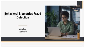 Behavioral Biometrics Fraud Detection PPT Slides AT