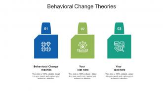 Behavioral change theories ppt powerpoint presentation layouts slideshow cpb