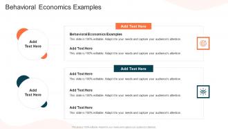 Behavioral Economics Examples In Powerpoint And Google Slides Cpb