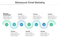 Behavioral email marketing ppt powerpoint presentation ideas clipart cpb